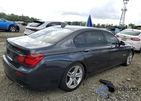 2013 BMW 750 Lxi z USA, uszkodzony, nr VIN WBAYF8C55DD140581